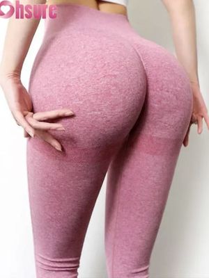 Pantalones de yoga de cintura alta para mujer, los más vendidos de 2025 - Elásticos en 4 direcciones, levanta glúteos, absorben la humedad | Mallas de entrenamiento premium