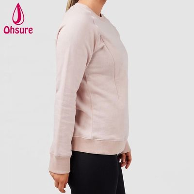 Hoodie de enfermería de alta calidad Blanda de lactancia Jumper casual sudadera de acondicionamiento físico ropa de maternidad Mujeres Tejido 10-12 días