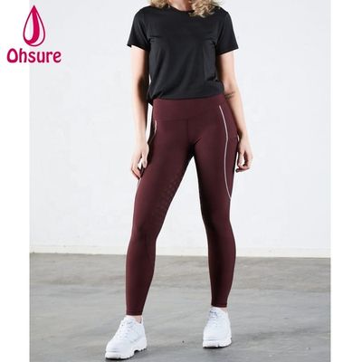 Azul Negro Rojo Calzoncillos de equitación femenino Elegante Toque Full Seat Silicio Mayorista Calzoncillos de equitación personalizados