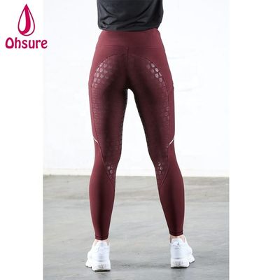 Azul Negro Rojo Calzoncillos de equitación femenino Elegante Toque Full Seat Silicio Mayorista Calzoncillos de equitación personalizados