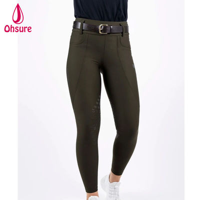 Ropa de equitación a medida Calzoncillos de equitación Jodhpur Cinturón de cintura alto Calzoncillos de silicio Anti deslizante Calzoncillos de equitación Traje de equitación