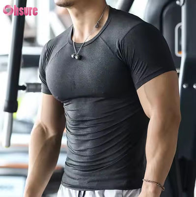 Impresión deportiva Verano Casual camisetas de hombre Manga corta Camisetas de running masculinas hombre camiseta personalizada