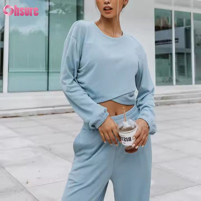 Conjunto de sudaderas con capucha para mujer al por mayor, otoño e invierno, nuevo conjunto de sudadera con capucha deportivo y de ocio a la moda, traje casual para mujer