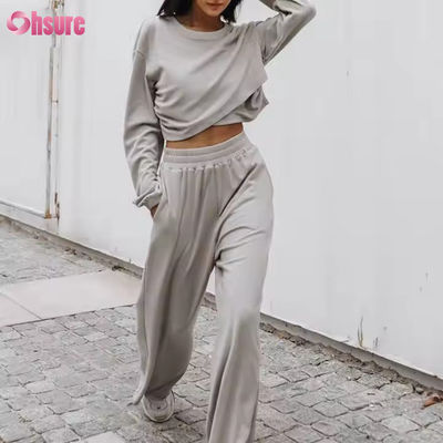 Conjunto de sudaderas con capucha para mujer al por mayor, otoño e invierno, nuevo conjunto de sudadera con capucha deportivo y de ocio a la moda, traje casual para mujer