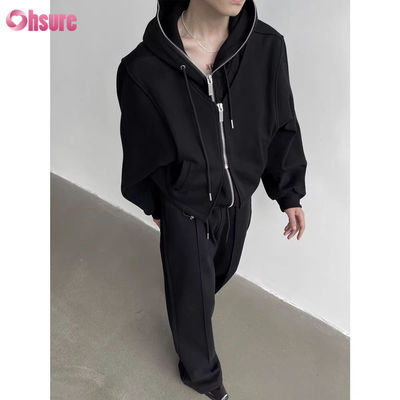 Fabricante de sudaderas con diseño de logotipo personalizado, sudadera con capucha para parejas, otoño invierno, moda casual, unisex, sudadera con capucha