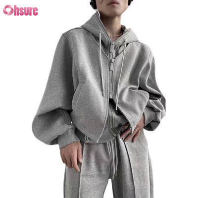 Fabricante de sudaderas con diseño de logotipo personalizado, sudadera con capucha para parejas, otoño invierno, moda casual, unisex, sudadera con capucha