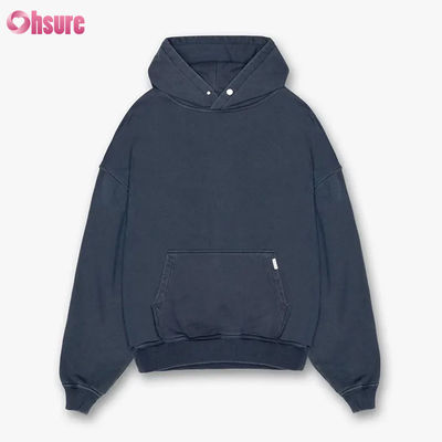 Sudadera con capucha con logotipo personalizado de alta calidad para hombre, sudaderas con capucha, logotipo personalizado, algodón de alta densidad, sobredimensionada, para hombre, con hombros caídos