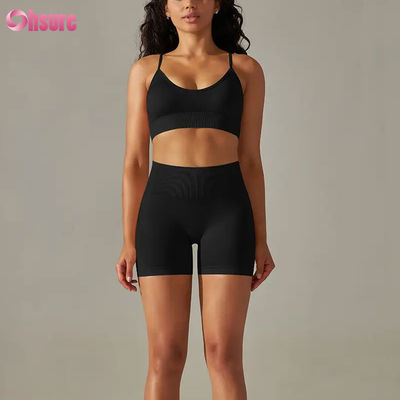 Pantalones deportivos de moda de cintura alta para mujer, en oferta, sin costuras, ropa deportiva y de fitness, yoga, leggings de yoga para entrenamiento, sujetador deportivo