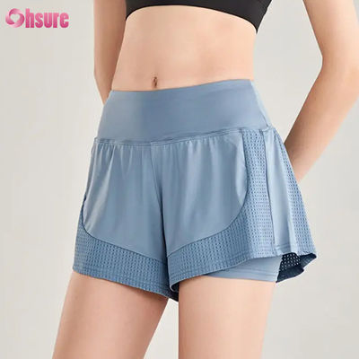 Calzoncillos de entrenamiento sin costura para mujeres Calzoncillos de entrenamiento para deportes respiratorios Calzoncillos de entrenamiento para correr