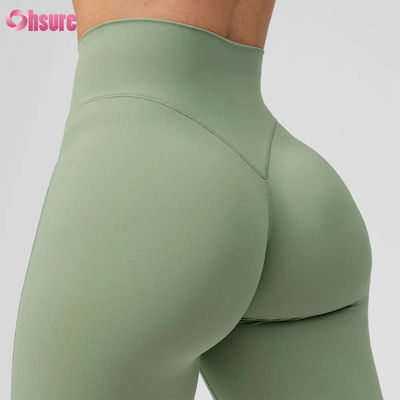 Leggings de yoga de entrenamiento de cintura alta en oferta, sólidos para mujer, pantalones deportivos, ropa de yoga personalizada, nueva moda, alta calidad para mujer