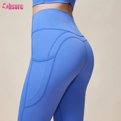 Calzoncillos de yoga secos rápidos de alta calidad para mujeres Nueva moda calzoncillos de gimnasio de patrón sólido para entrenamiento físico