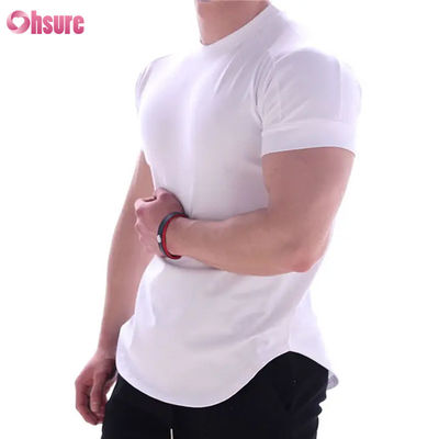 Camiseta deportiva de secado rápido para hombre, con estampado de baloncesto, ropa de entrenamiento con mangas cortas elásticas para correr, fitness, gimnasio y ejercicios.