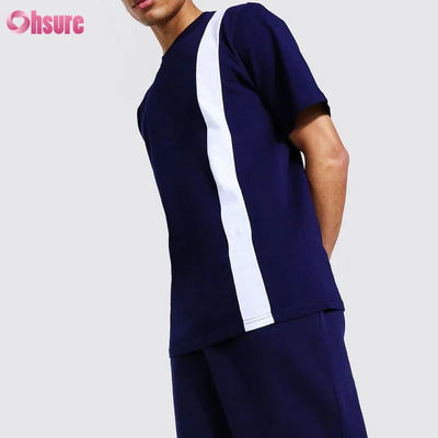 Camiseta de fútbol personalizada, ligera, de manga corta, de alta calidad para hombre, lisa, informal, de gran tamaño, con estampado