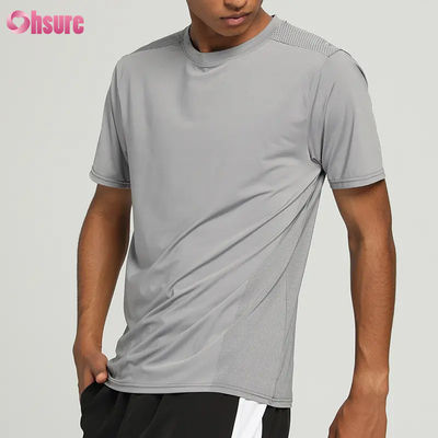 Vestidos de gimnasio con manga corta, ligero, respirable, slimfit, hombres, camisetas, entrenamiento, ejercicio, carreras, deporte, camisetas.
