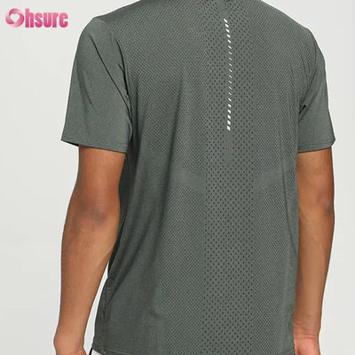 Vestidos de gimnasio con manga corta, ligero, respirable, slimfit, hombres, camisetas, entrenamiento, ejercicio, carreras, deporte, camisetas.