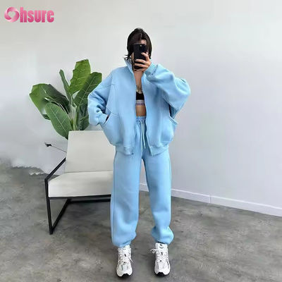 Invierno Mujeres Cardigan Seti de suéter Cuello de tortuga Yoga Deportes Cómodo Calzoncillos cálidos De Ocio al aire libre Fitness Set