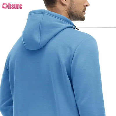 Hombres activistas con capucha sudaderas con forro con forro de ropa deportiva casual con bolsillo en blanco con capucha de alta calidad tejida 1 P