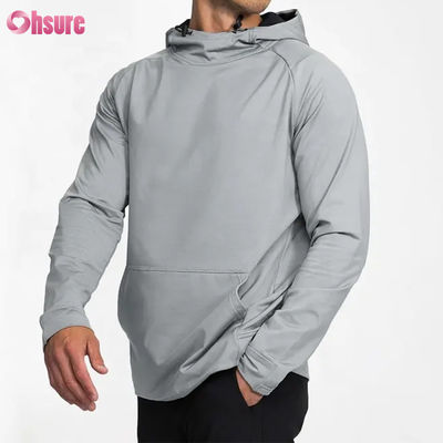 Sudadera con capucha con estampado de hojaldre personalizado al por mayor para hombre, ajuste atlético, sudadera cruzada para invierno