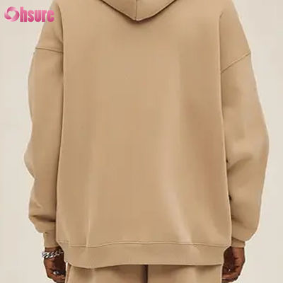 Sudaderas con capucha de forro polar de gran tamaño, jerséis informales, chándales, sudaderas con capucha para hombre, manga larga, cuello redondo, tejido de punto de algodón, chaqueta de invierno para hombre