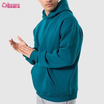 Camisetas con capucha de tela amigable Camisetas con capucha de algodón de alta calidad Pullovers de gran tamaño Slim Hombres simples Camisetas deportivas
