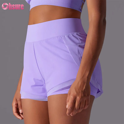 2025 Mujeres cintura alta calzoncillos de fitness transpirables corredores, calzoncillos de entrenamiento de verano, calzoncillos deportivos