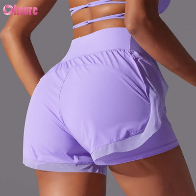 2025 Mujeres cintura alta calzoncillos de fitness transpirables corredores, calzoncillos de entrenamiento de verano, calzoncillos deportivos