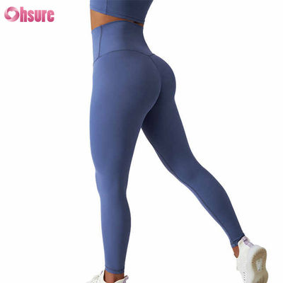 Calzoncillos de ejercicio de cintura alta, levantamiento de glúteos, calzoncillos de yoga desnudos, a prueba de sentadillas, ciclismo al aire libre, pantalones de correr, calzoncillos de ejercicio amigables con la piel.