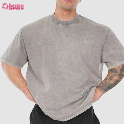Camiseta deportiva de logotipo personalizado con mangas de entrenamiento en blanco para hombres