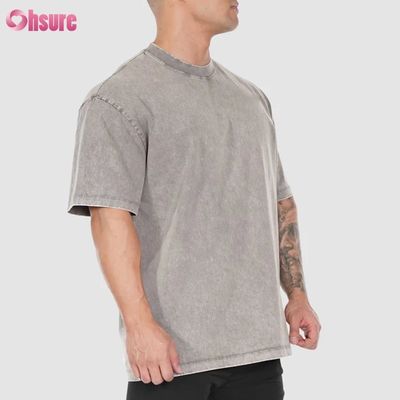 Camiseta deportiva de logotipo personalizado con mangas de entrenamiento en blanco para hombres