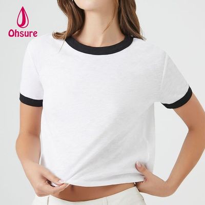 Camiseta deportiva de tejido refrescante con xilitol, camiseta de manga corta de secado rápido para mujer, para gimnasio y running