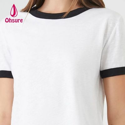 Camiseta deportiva de tejido refrescante con xilitol, camiseta de manga corta de secado rápido para mujer, para gimnasio y running