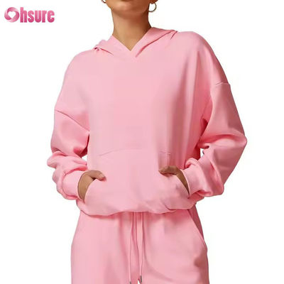 Trajes de 2 piezas para mujeres Trajes de sudadera Conjuntos de capuchas Calzoncillos de piernas anchas Traje de deporte 2024 Fall Matching Lounge Set