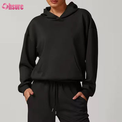 Trajes de 2 piezas para mujeres Trajes de sudadera Conjuntos de capuchas Calzoncillos de piernas anchas Traje de deporte 2024 Fall Matching Lounge Set