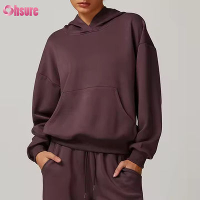 Trajes de 2 piezas para mujeres Trajes de sudadera Conjuntos de capuchas Calzoncillos de piernas anchas Traje de deporte 2024 Fall Matching Lounge Set