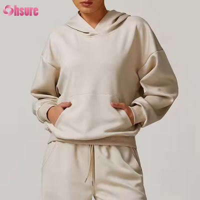 Trajes de 2 piezas para mujeres Trajes de sudadera Conjuntos de capuchas Calzoncillos de piernas anchas Traje de deporte 2024 Fall Matching Lounge Set