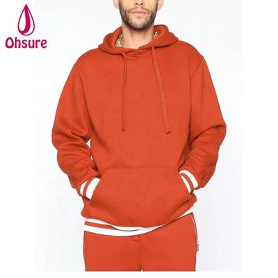 Sudadera con capucha de corte holgado y lavado ácido 100% algodón en oferta, con logotipo privado personalizado para hombre
