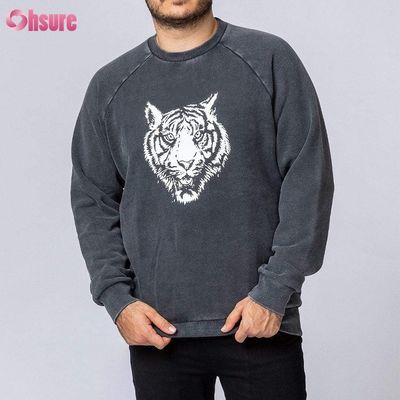 Sudaderas con cuello redondo Pullovers casuales Hombres Sudaderas con capucha Impresión Ropa de invierno de algodón de alta calidad para hombres Tejido de jersey Tejido de punto