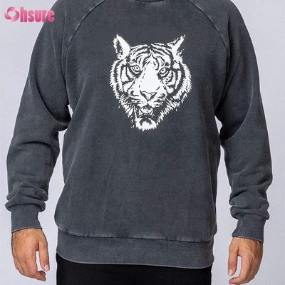 Sudaderas con cuello redondo Pullovers casuales Hombres Sudaderas con capucha Impresión Ropa de invierno de algodón de alta calidad para hombres Tejido de jersey Tejido de punto
