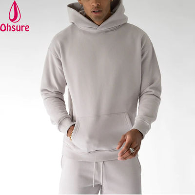 Sudadera con capucha casual de peso pesado, sudadera con capucha de forro polar de alta calidad, sudaderas básicas de color sólido para hombre