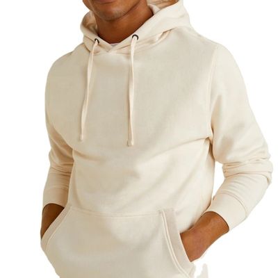 Sudadera con capucha ecológica de algodón de alta calidad para hombre, jerséis informales, gimnasio deportivo, chándal liso para hombre