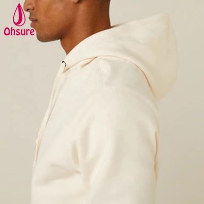 Sudadera con capucha ecológica de algodón de alta calidad para hombre, jerséis informales, gimnasio deportivo, chándal liso para hombre