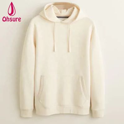 Sudadera con capucha ecológica de algodón de alta calidad para hombre, jerséis informales, gimnasio deportivo, chándal liso para hombre