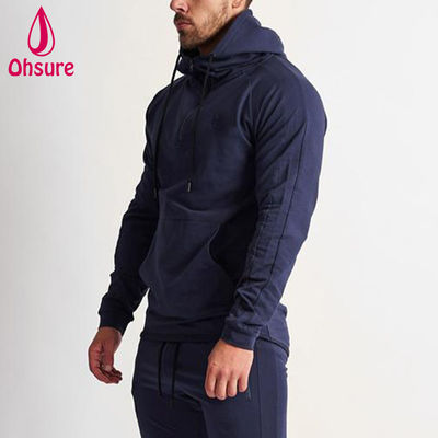 Sudadera con capucha para hombre de fabricante, deportiva, de invierno, cálida, para fitness, para correr, con cremallera y diseño estampado