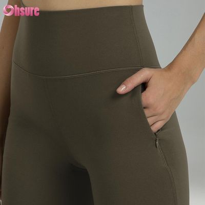 80% de nylon 20% de espandéx mezcla 220 gramos desnudo calzoncillos de gimnasia suave cinturón elástico cinturón de entrenamiento calzoncillos de lujo para mujeres