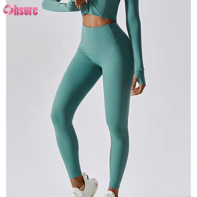 Pantalones de yoga deportivos de cintura alta, suaves como la mantequilla, con control de abdomen, elásticos en 4 direcciones, mallas para correr, gimnasio, entrenamiento atlético