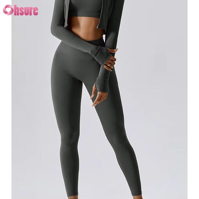 Pantalones de yoga deportivos de cintura alta, suaves como la mantequilla, con control de abdomen, elásticos en 4 direcciones, mallas para correr, gimnasio, entrenamiento atlético