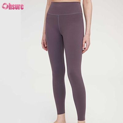 Vestidos Cuatro agujas Seis hilos Compresión Fitness Mujeres Calzoncillos cintura alta delgada ropa deportiva de 1 pieza pantalones de yoga delgados