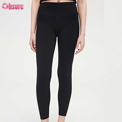 Vestidos Cuatro agujas Seis hilos Compresión Fitness Mujeres Calzoncillos cintura alta delgada ropa deportiva de 1 pieza pantalones de yoga delgados