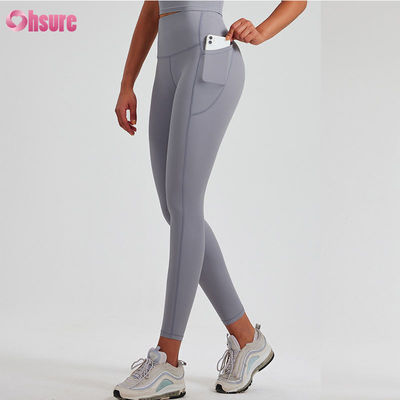 Mallas personalizadas para gimnasio, ropa deportiva, multicolores, pantalones de yoga clásicos, leggings de entrenamiento para mujer, leggings de yoga fruncidos, ropa deportiva, patrón sólido