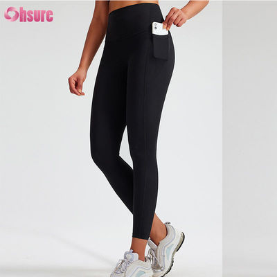 Mallas personalizadas para gimnasio, ropa deportiva, multicolores, pantalones de yoga clásicos, leggings de entrenamiento para mujer, leggings de yoga fruncidos, ropa deportiva, patrón sólido